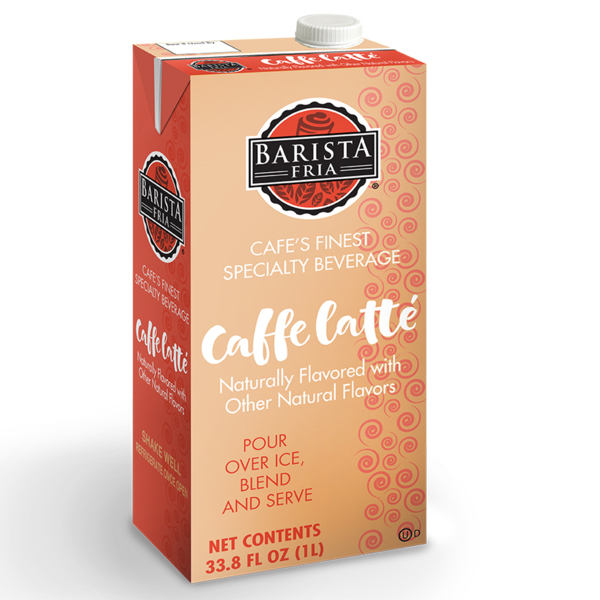 lot 279 image: Case of 12 Barista Fria Caf Latte Specialty Beverage 1233oz