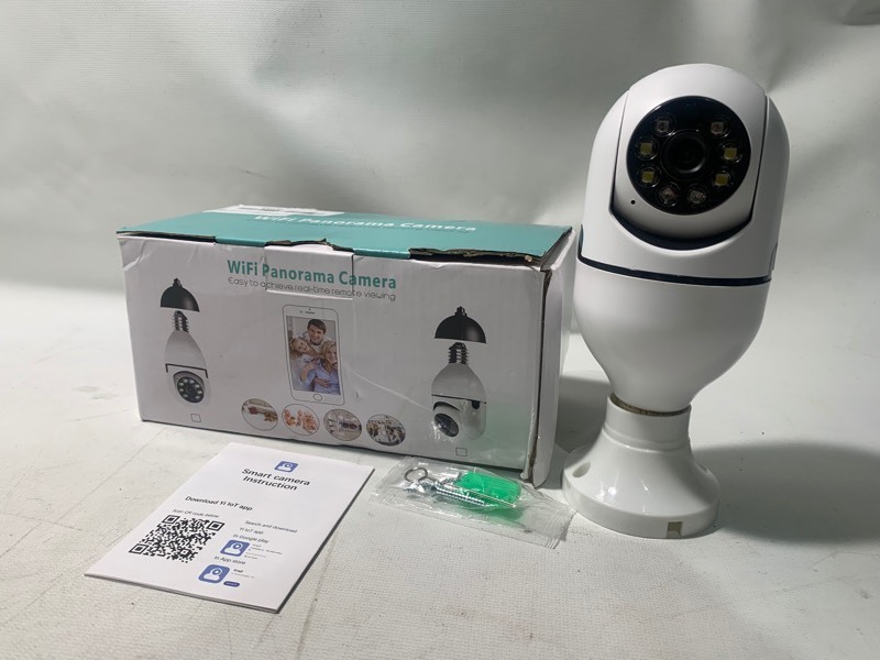 lot 206 image: 1 New Wireless Outdoor 360 Degree Panorama Night Vision Security Camera