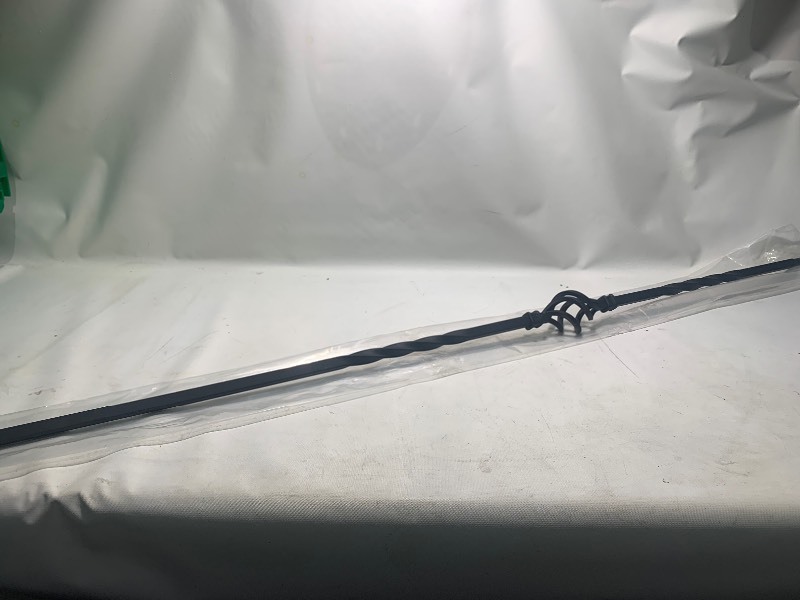lot 337 image: 2 New Black Iron coil Pattern Baluster