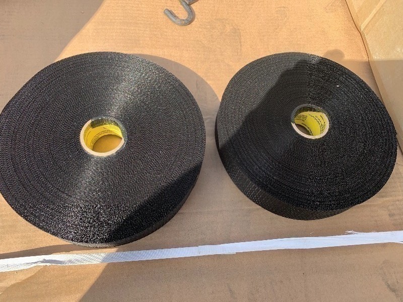 lot 957 image: 2 Rolls of 100 Yard Vinyl Webbing