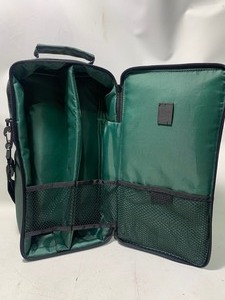 lot 5 image: Dual Holding Canvas Wine Bottle Travel Protective Picnic Case