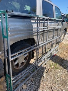 lot 6 image: Large Heavy Duty Metal Rack 7.5x50x91