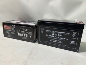 lot 30 image: New Mighty Mule 12Volt 7.0 AMP Hour Battery