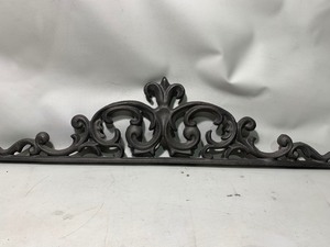 lot 994 image: 1 Solid Heavy Duty Decorative Wrought Iron Piece 5.5x23 (Style D)