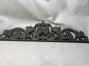 lot 987 image: 1 Solid Heavy Duty Decorative Wrought Iron Piece 6x27.5 (Style C)