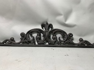 lot 993 image: 1 Solid Heavy Duty Decorative Wrought Iron Piece 5.5x23 (Style D)
