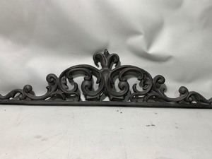 lot 996 image: 1 Solid Heavy Duty Decorative Wrought Iron Piece 5.5x23 (Style D)