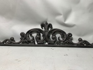 lot 989 image: 1 Solid Heavy Duty Decorative Wrought Iron Piece 5.5x23 (Style D)