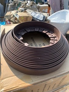lot 68 image: ProFlex 60ft Long Tall Wall Embossed Edging, Brown