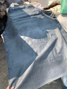 lot 81 image: 4 New Waterproof Industrial Aprons, Charcoal