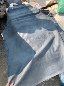 lot 82 image: 4 New Waterproof Industrial Aprons, Charcoal