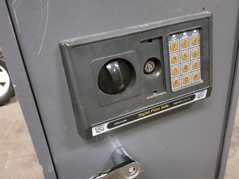 Bunker Hill Safe with battery powered digital key pad lock and unlock