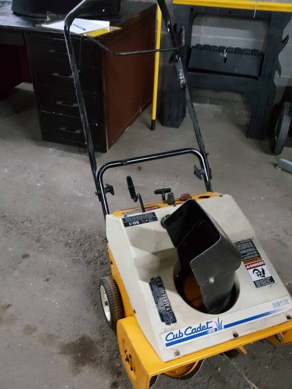 lot 2026 image: Maybe the snow will hold off until you get this Cub Cadet gas powered Snow Blower.