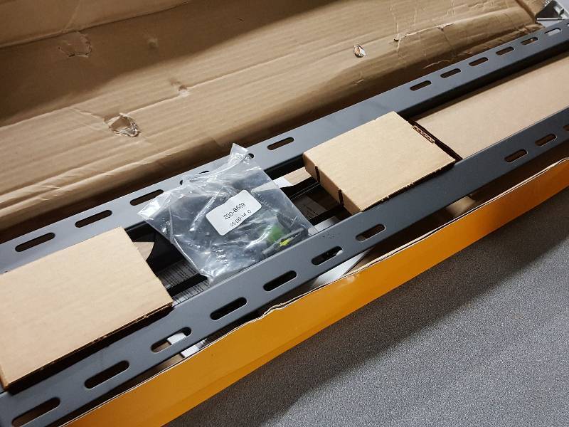 lot 2107 image: New in the box with mounting hardware is this Peerless AV Television wall mount for 37-70 flat screen TVs