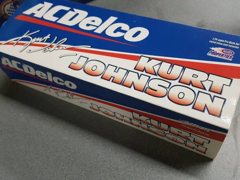 lot 2122 image: New In The Box 1999 Kurt Johnson #1 or 3000 124 scale Pro Stock Camaro