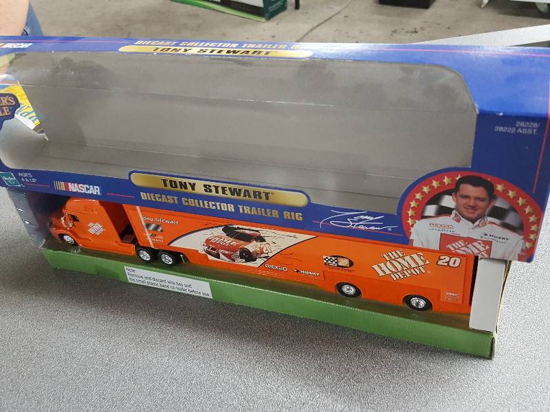 lot 2125 image: New In The Box #20 Tony Stewart transporter
