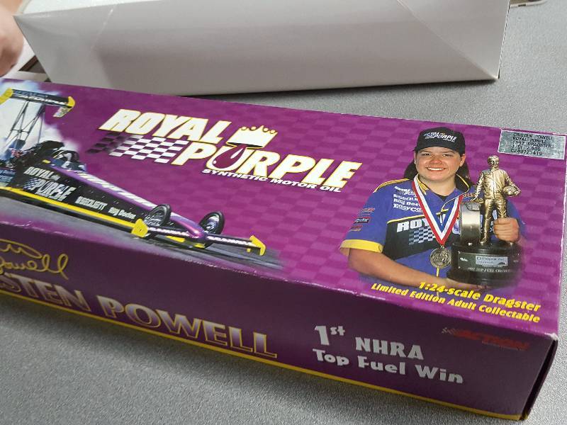 lot 2130 image: Do you remember Christen Powell and here Wally in NHRA  1997 car #1 of 2500.