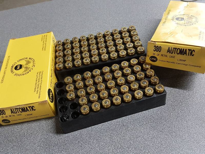 lot 2138 image: Boxes of 380 Ammunition whats shown in the photos is what youre bidding on.