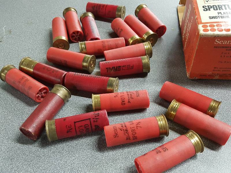 lot 2144 image: New box of assorted loaded shotgun shells Ammunition whats shown in the photos is what youre bidding on.