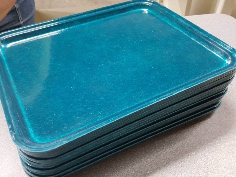 lot 2161 image: 13 of these new Commercial quality restaurant Carlisle 13 serving trays