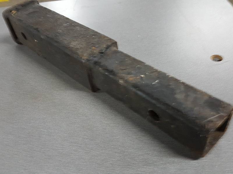 lot 2176 image: Class III trailer hitch ball 10 extension.  Move the ball out from under the bumper with this