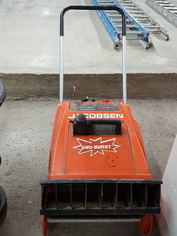 lot 2188 image: Only a matter of time and were going to need this.  Good quality Jacobsen SnoBurst  Has good compression.