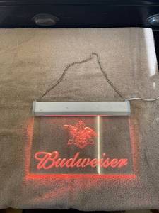 lot 5301 image: Budweiser sign