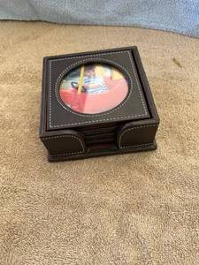 lot 5326 image: picture coaster set