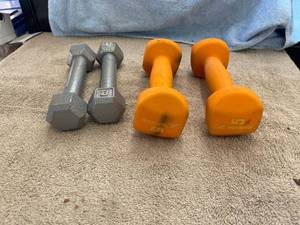 lot 5350 image: 2 sets of hand weights