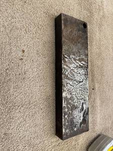 lot 5356 image: 10x3x1 steel block
