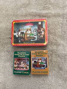 lot 5369 image: unopened dog playing cards
