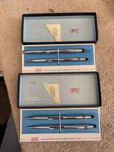 lot 5387 image: cross pen & pencil sets - 2