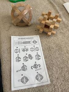 lot 5406 image: wood puzzles - 2