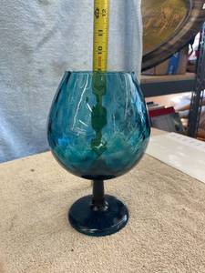 lot 5409 image: large blue glass