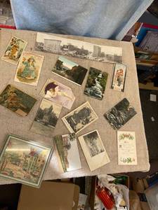 lot 5412 image: early 1900s post cards & advertisement