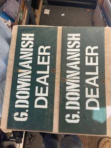 lot 5427 image: vintage metal signs