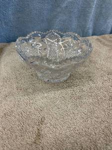 lot 5476 image: leaded crystal dish