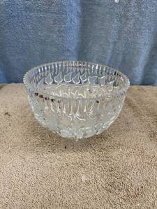 lot 5485 image: leaded crystal bowl
