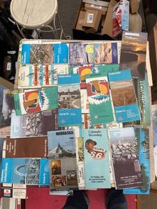 lot 5500 image: lot of old road maps