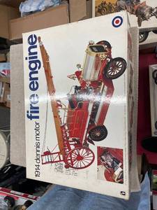 lot 5510 image: huge unopened 1914 fire engine model