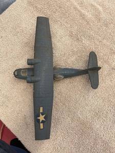 lot 5553 image: vintage airplane model
