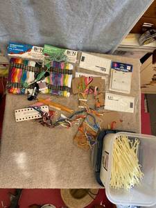 lot 5588 image: cross stitch supplies