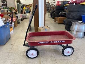 lot 5599 image: vintage radio flyer wagon