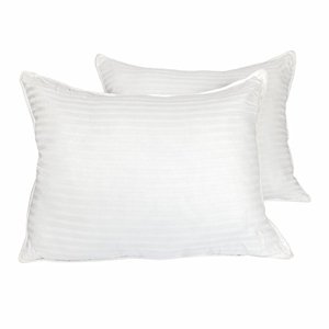 lot 35778 image: Cozy Bed Medium Firm Hotel Quality Pillows, Standard, White  (2ct)