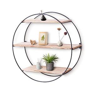 lot 37890 image: Hoofaway Rustic Floating Shelves, Black