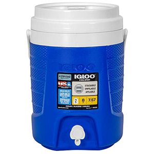 lot 37917 image: Igloo Sport Beverage Cooler, Majestic Blue   (Model # 31377)  (2 Gallon)