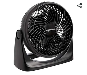 lot 37920 image: Amazon Basics Small Room Fan, Black  (7)