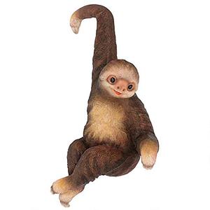 lot 37940 image: Design Toscano Sinbad The 3 Toed Sloth Hanging Statue, Full Color