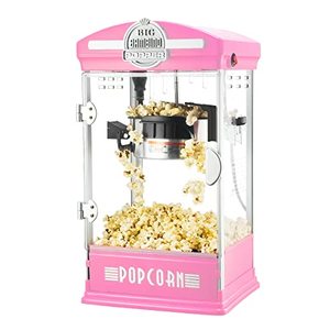 lot 38804 image: Great Northern Popcorn Big Bambino Popcorn Machine, Pink   (10.8 x 9.7 x 19.5)