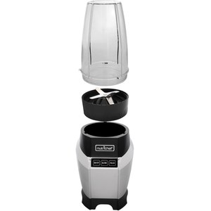 lot 38875 image: NutriChef Table Top Blender, Clear
